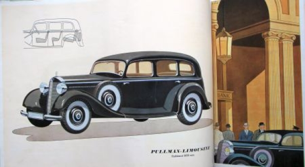 Mercedes-Benz 230 Modelprogram 1937 Carbrochure (3726)